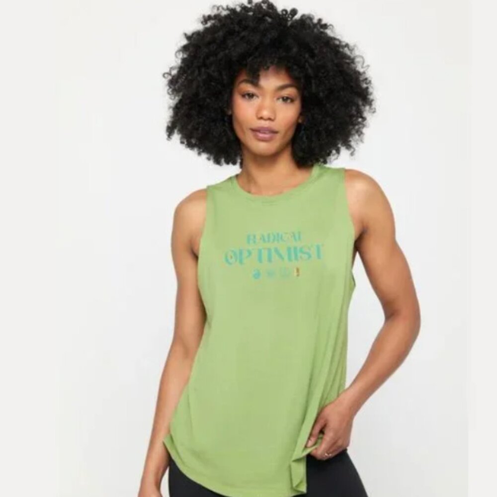 NEW Spiritual Gangster Radical Optimist Muscle Tee